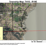 Goose Lake T41S R19E Township Map Preview 1