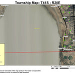 Goose Lake T41S R20E Township Map Preview 1