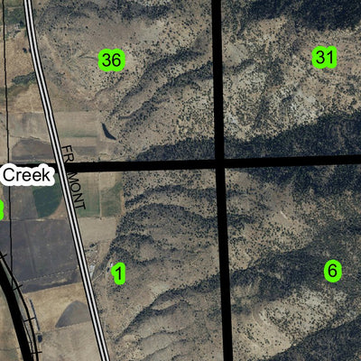 Goose Lake T41S R20E Township Map Preview 3