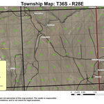 Guano Canyon T36S R28E Township Map Preview 1