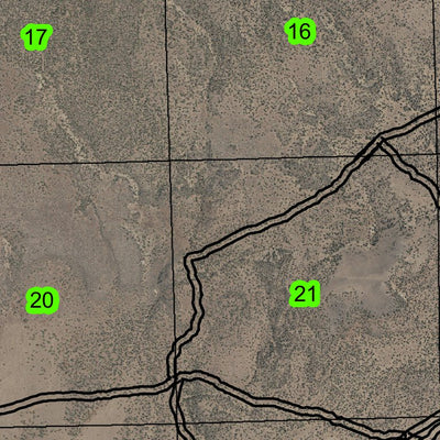Hayes Butte T27S R15E Township Map Preview 2