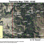 Juniper Mountain T39S R16E North Township Map Preview 1