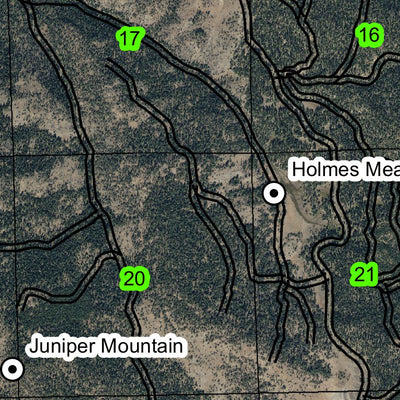 Juniper Mountain T39S R16E North Township Map Preview 2