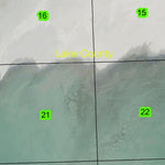 Lake Abert T33S R21E Township Map Preview 2