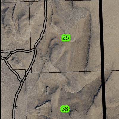 Lake Abert T34S R21E Township Map Preview 3