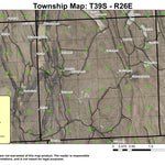 Little Juniper Mountain T39S R26E Township Map Preview 1
