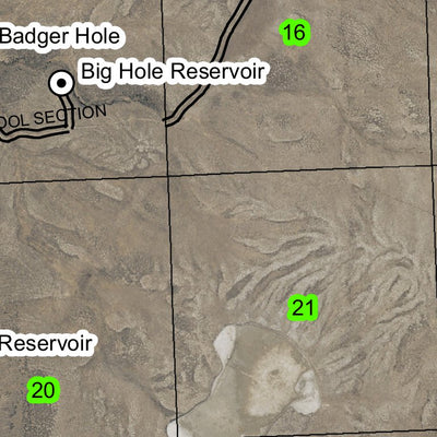 Little Juniper Mountain T39S R26E Township Map Preview 2