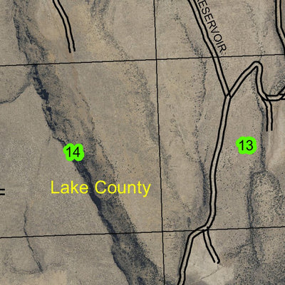 Little Juniper Mountain T39S R26E Township Map Preview 3