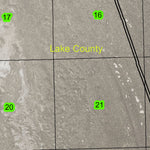 Loco Lake T32S R18E Township Map Preview 2