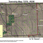Locust Butte T27S R23E West Township Map Preview 1