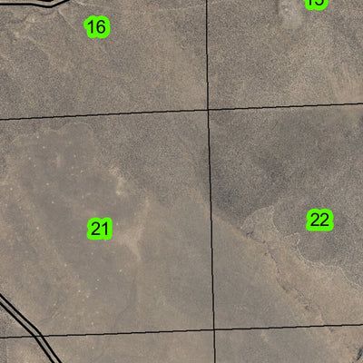 Locust Butte T27S R23E West Township Map Preview 2