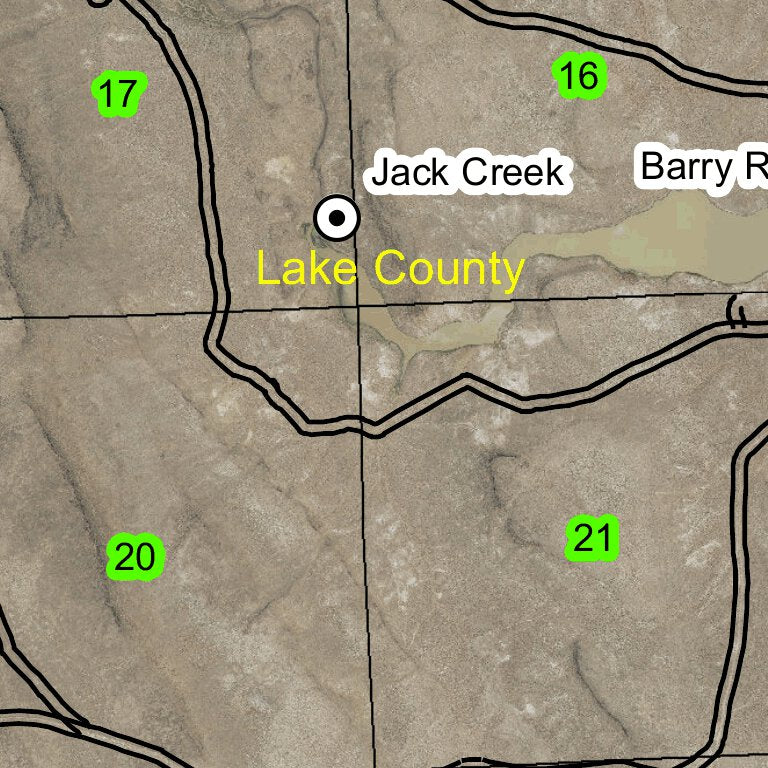 Piute Reservoir T40S R27E Township Map by Super See Services | Avenza Maps