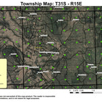 Pole Butte T315S R1E Township Map Preview 1