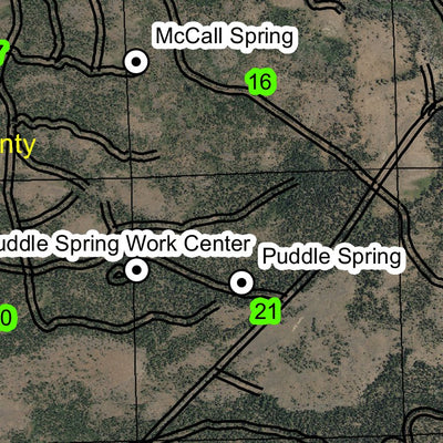 Pole Butte T315S R1E Township Map Preview 2