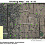 McCarthy Butte T26S R13E Township Map Preview 1