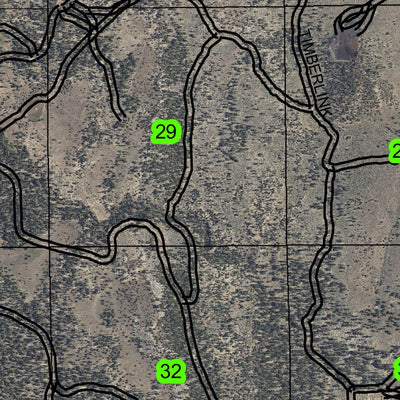 McCarthy Butte T26S R13E Township Map Preview 3