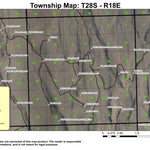 Saint Patrick Mountain T28S R18E Township Map Preview 1