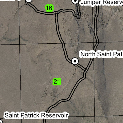 Saint Patrick Mountain T28S R18E Township Map Preview 2