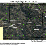 North Creek T34S R17E Township Map Preview 1