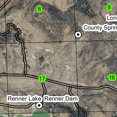 Renner Lake T41S R18E Township Map Preview 2