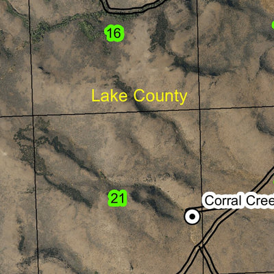 Martin Canyon T36S R26E Township Map Preview 2