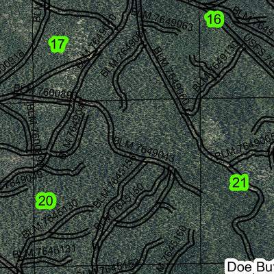 Rodman Rock T29S R12E West Township Map Preview 2