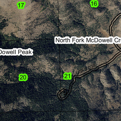 McDowell Peak T37S R22E Township Map Preview 2