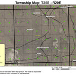 Midnight Butte T25S R20E South Township Map Preview 1
