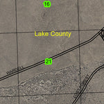 Midnight Butte T25S R20E South Township Map Preview 2