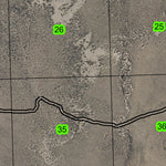 Midnight Butte T25S R20E South Township Map Preview 3