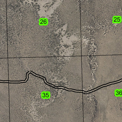 Midnight Butte T25S R20E South Township Map Preview 3