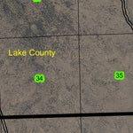Saddle Butte T23S R18E South Township Map Preview 2