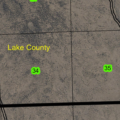 Saddle Butte T23S R18E South Township Map Preview 2