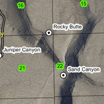 Sand Canyon T29S R18E Township Map Preview 2