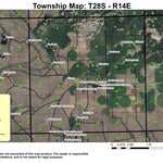 Silver Lake T28S R14E Township Map Preview 1