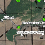 Silver Lake T28S R14E Township Map Preview 2
