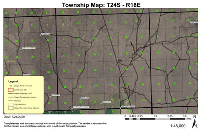 Sink T24S R18E South Township Map Preview 1