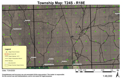 Sink T24S R18E South Township Map Preview 1