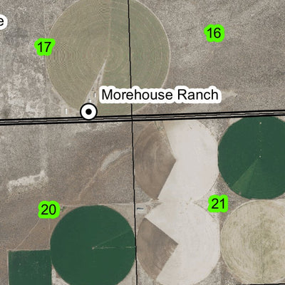 Morehouse Ranch T26S R15E Township Map Preview 2