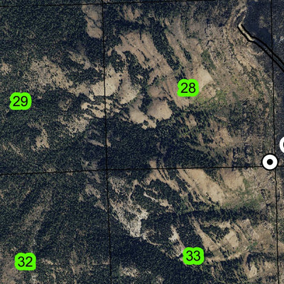 Red Peak T40S R21E South Township Map Preview 3