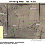 Twin Lakes T32S R20E Township Map Preview 1