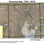 Sand Canyon T32S R21E Township Map Preview 1