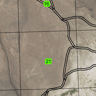 Sand Canyon T32S R21E Township Map Preview 2