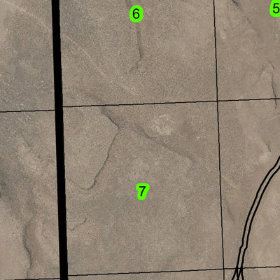 Sand Canyon T32S R21E Township Map Preview 3