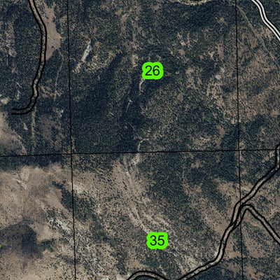 Warner Canyon T38S R20E South Township Map Preview 3