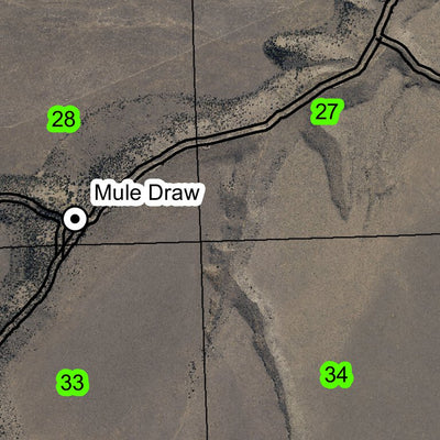 Mule Draw T34S R22E Township Map Preview 3