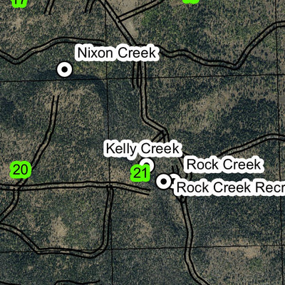 Rock Creek T33S R16E Township Map Preview 2