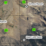 Simms Ranch T36S R21E North Township Map Preview 2