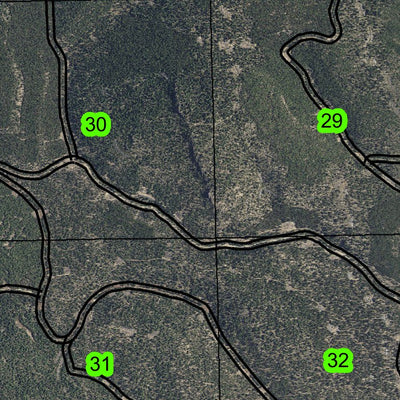 Round Butte T31S R13E Township Map Preview 3