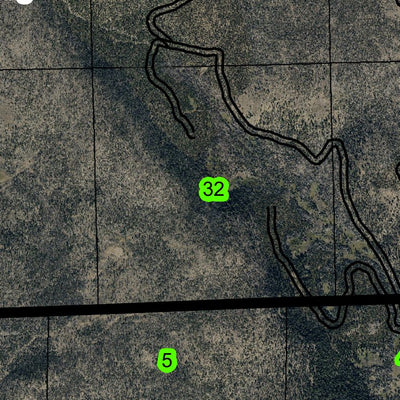 Slide Mountain T33S R17E Township Map Preview 3